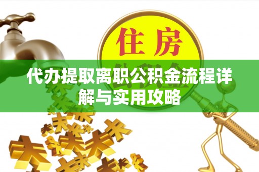 乐东代办提取离职公积金流程详解与实用攻略