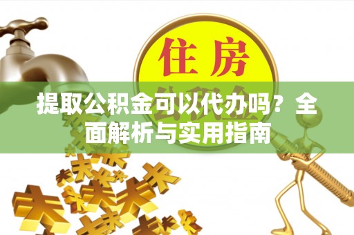 乐东提取公积金可以代办吗？全面解析与实用指南