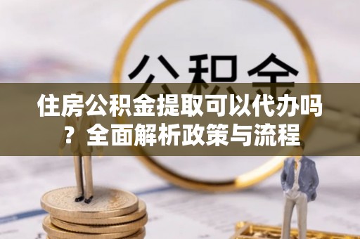 乐东住房公积金提取可以代办吗？全面解析政策与流程