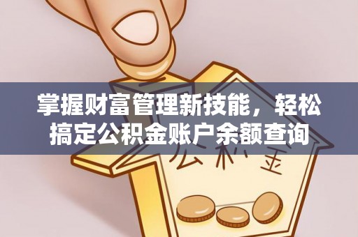 乐东掌握财富管理新技能，轻松搞定公积金账户余额查询