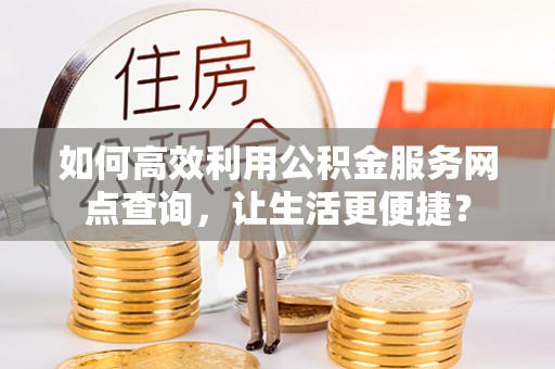 乐东如何高效利用公积金服务网点查询，让生活更便捷？