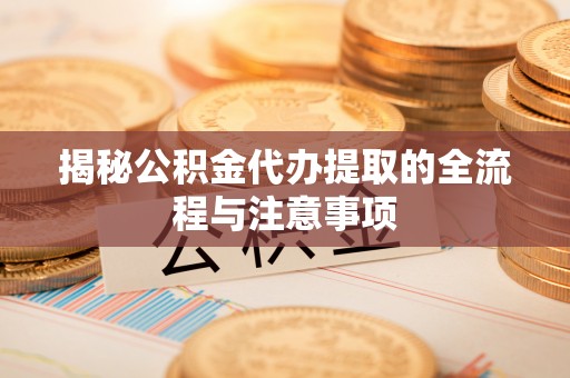 乐东揭秘公积金代办提取的全流程与注意事项