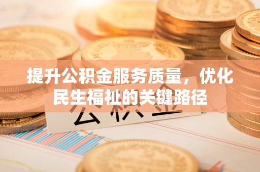 乐东提升公积金服务质量，优化民生福祉的关键路径