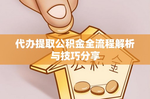 乐东代办提取公积金全流程解析与技巧分享
