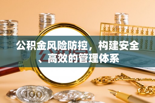 乐东公积金风险防控，构建安全、高效的管理体系