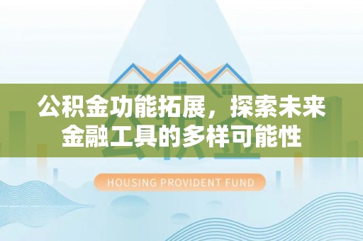 乐东公积金功能拓展，探索未来金融工具的多样可能性