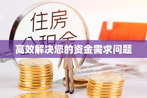 乐东高效解决您的资金需求问题