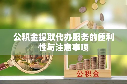 乐东公积金提取代办服务的便利性与注意事项