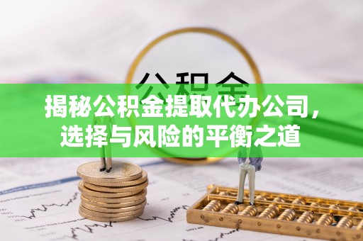 乐东揭秘公积金提取代办公司，选择与风险的平衡之道