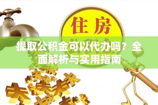 乐东提取公积金可以代办吗？全面解析与实用指南