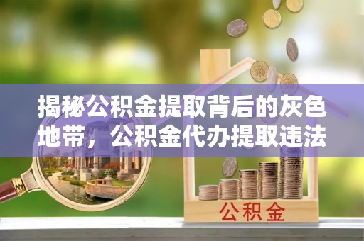 乐东揭秘公积金提取背后的灰色地带，公积金代办提取违法不？