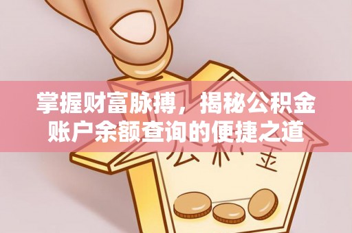 乐东掌握财富脉搏，揭秘公积金账户余额查询的便捷之道
