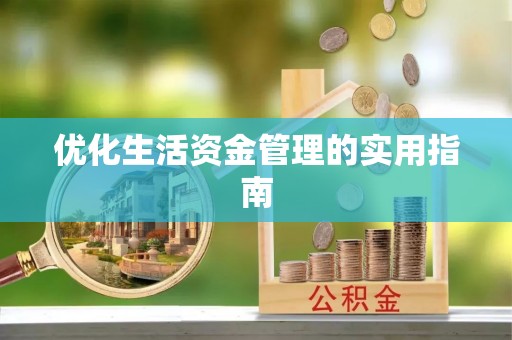 乐东优化生活资金管理的实用指南