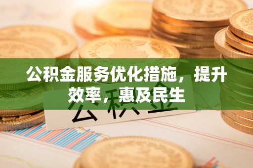 乐东公积金服务优化措施，提升效率，惠及民生