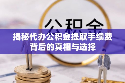 乐东揭秘代办公积金提取手续费背后的真相与选择
