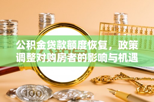 乐东公积金贷款额度恢复，政策调整对购房者的影响与机遇