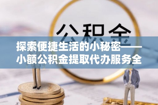 乐东探索便捷生活的小秘密——小额公积金提取代办服务全解析