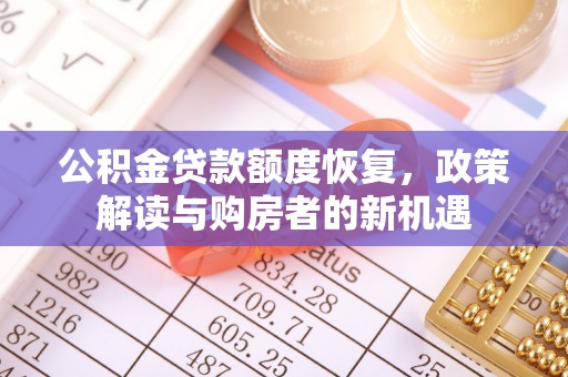乐东公积金贷款额度恢复，政策解读与购房者的新机遇