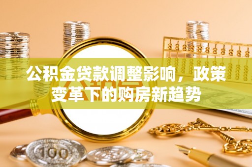 乐东公积金贷款调整影响，政策变革下的购房新趋势