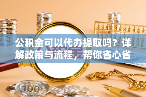 乐东公积金可以代办提取吗？详解政策与流程，帮你省心省力