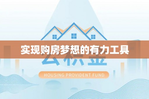 乐东实现购房梦想的有力工具