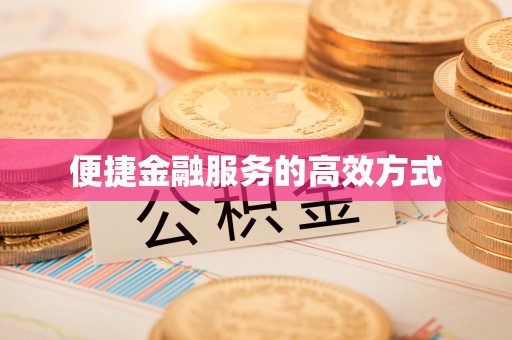 乐东便捷金融服务的高效方式