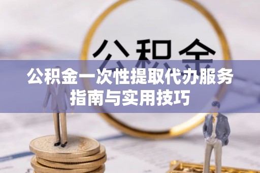 乐东公积金一次性提取代办服务指南与实用技巧