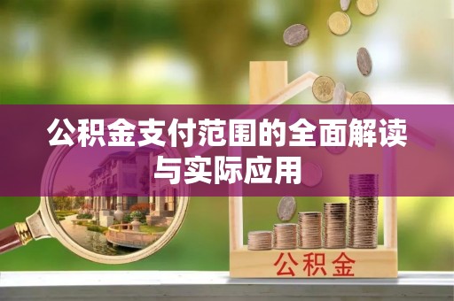 乐东公积金支付范围的全面解读与实际应用