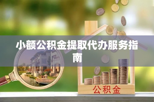 乐东小额公积金提取代办服务指南
