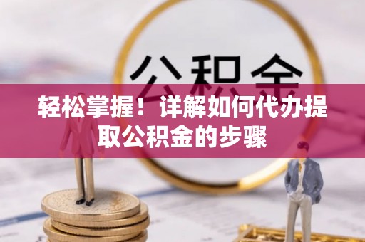 乐东轻松掌握！详解如何代办提取公积金的步骤