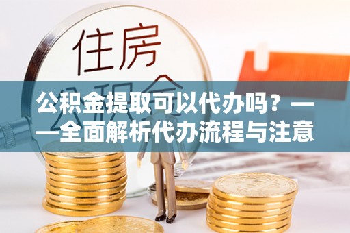 乐东公积金提取可以代办吗？——全面解析代办流程与注意事项